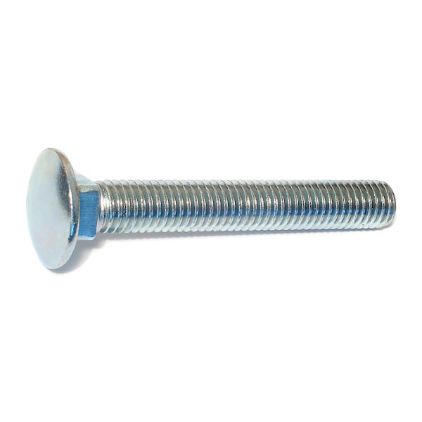 Midwest Fastener 1/2"-13 x 3-1/2" Zinc Plated Grade 2 / A307 Steel Coarse Thread Carriage Bolts 5PK 34946 - main
